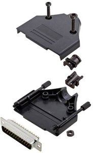 Zestaw listew męskich D-Sub TRU COMPONENTS TCDTPKP25DBPK 7709132, rzędy: 2, styki: 25, 180 °, 1 szt.
