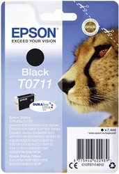 Epson atrament T0711 tusz oryginalny  Czarny C13T07114012