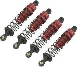 Amortyzator olejowy, aluminiowy Reely RE-7409439 1:10 ze sprężyną 4 szt.