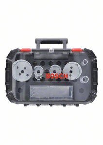 Zestaw otwornic Progressor for Wood and Metal, 9-częściowy zestaw dla elektryków, 19-83 mm Zestaw otwornic Bosch Accessories  2608594190  1 szt.