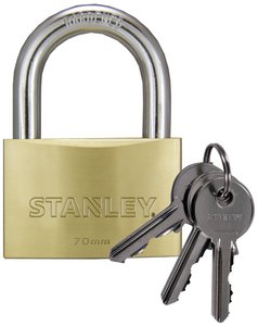 Kłódka STANLEY S742-034 70 mm    z zamkiem kluczykowym