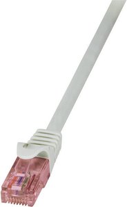 Kabel LAN LogiLink CQ2052U, 1 szt., RJ45, CAT 6, U/UTP, 2.00 m, szary