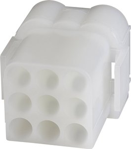 Obudowa złącza pin żeńskiego na kabel TE Connectivity MATE-N-LOK 1-480673-0, wire-to-wire, piny: 9, 1 szt.