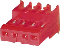 Listwa kołkowa, żeńska, standardowa TE Connectivity MTA-100 3-640440-2, wire-to-wire, piny: 2, 5 A, 1 szt.
