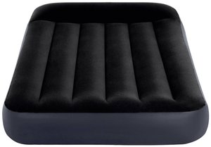 Intex 64146ND PODWÓJNA PODUSZKA NA PODUSZCE CLASSIC AIRBED W/FIBER-TECH RP (z pompą wewnętrzną 220-240V) czarny