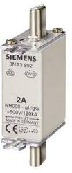 Siemens 3NA38368 Wkładka bezpiecznika Rozmiar bezpiecznika = 0 160 A 400 V 1 szt.