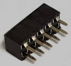 Listwa gniazdowa dwurzędowa 2x5-biegunowa, prosta, pozłacana, raster 2,54 mm, wysokość 5,0 mm, Izolacja nylon 6T, bez możliwości oddzielenia BKL Electronic 10122238 Listwa złączy żeńskich (standardowa) 1 szt.