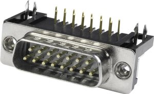 Listwa męska D-Sub econ connect ST9WB/9G, rzędy: 2, styki: 9, 90 °, 1 szt.