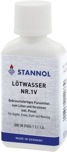 Woda lutownicza Stannol Nr 1V,typ 3.1.1 A