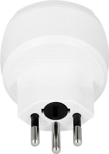 Adapter podróżny Skross 1.500205 wtyczka szwajcarska, 10A/250 V, biały