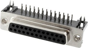 Listwa żeńska D-Sub Connfly DS1037-25FNBKT7-0CC, rzędy: 2, styki: 25, 1 szt.