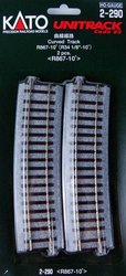 2-290 H0 Kato Unitrack Tor- łuk  10 ° 867 mm