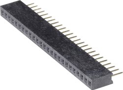 Gniazdo rzędowe BKL Electronic 10120602, pozłacane, RM 1.27 mm, 1x25-pin