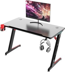 Biurko gamingowe 120cm BALDER czarne podświetlane Stół dla graczy Berserker Gaming BALDER