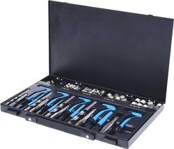 Zestaw naprawczy do gwintów ze stali nierdzewnej M6-M14, 113 szt KS Tools 150.6160