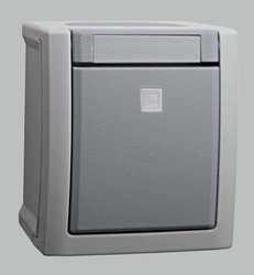 Przycisk VIKO Pacific 90591014-DE, szary 1 szt.