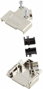 Obudowa złącza D-SUB Ilość styków: 37 tworzywo sztuczne, metalizowane 45 ° srebrny MH Connectors MHD45PK-37-K 1 szt.