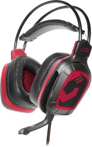 Zestaw słuchawkowy Over Ear SpeedLink DRAZE SL-860012-BK Stereo czarno-czerwony