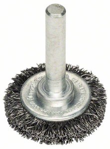Szczotka tarczowa, 30 mm, 0,2 mm, 4500 U/ min, 6 mm Bosch Accessories N/A N/A Ø trzonka 6 mm 2608622110 1 szt.