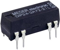 Przekaźnik typu Reed StandexMeder Electronics DIP05-2A72-21L 2 NO 5 V/DC 0.5 A 10 W DIP-8 DIP05-2A72-21L