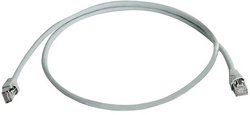 Kabel LAN Telegärtner L00004A0054, 7.5 m, RJ45, CAT 6a, S/FTP, 7.50 m, szary