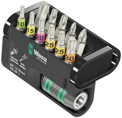 Bity Wera Bit-Check 12 Wood TX HF 1 05057435001 12 Teile TORX, krzyżakowy Phillips, krzyżakowy Pozidriv