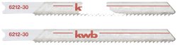 Brzeszczoty do wyrzynarek, do obróbki metalu, bimetaliczne, 2 x średnie kwb  621230 2 szt.