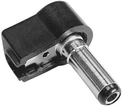 Wtyk kątowy DC BKL Electronic Złącze męskie niskonapięciowe BKL Electronic 072140 złącze męskie kątowe 5.5 mm 2.5 mm 1 szt.