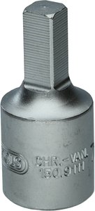 Nasadka z bitem serwisowym 3/8&quot, do śrub z gniazdem kwadratowym, 7 mm Gniazdo wtykowe  KS Tools  150.9111  1 szt.