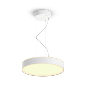 Philips Hue Biały Amb. Lampa wisząca Enrave biała 4500 lm ze ściemniaczem Reflektor sufitowy LED Philips Lighting Enrave Hue 4116231P6 33.5 W