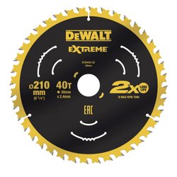 Tarcza tnąca DEWALT  210 x 30 x 2.4 mm 1 szt.