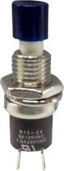 Przycisk TRU COMPONENTS TC-R13-24B1-05 BL 1587882, 7.2 mm, 250 V/AC, 1.5 A, 1 szt.