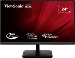 Viewsonic VA2408-MHDB Monitor  EEK E (A - G) 60.5 cm (23.8 cal) 1920 x 1080 px 16:9 1 ms HDMI, DisplayPort, USB-B, audio, stereo (jack 3,5 mm), USB 3.2 Gen 1 LCD (IPS)