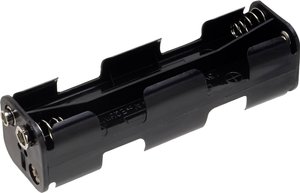 Komora baterii TRU COMPONENTS BH-382B 8 x AA, Złącze zatrzaskowe