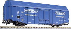Wagon towarowy Liliput L235806 Wagon H0 o dużej pojemności Hbks „EUROPLASTIC” DB Europlastik