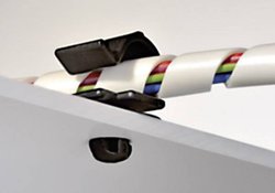 Uchwyt kablowy HellermannTyton HC48FT6 151-00680   ze stopką lamelową 1 szt.