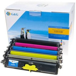 G&G Toner Zamiennik Brother TN-230BK, TN-230C, TN-230M, TN-230Y zamiennik Czarny, Magenta, Cyjan, Żółty 2200 strony