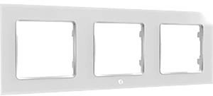 Ramka na guzik ścienny 3-krotna · Biała Shelly Wall Frame 3 wh  Ramka
