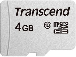 Karta pamięci microSDHC Transcend Premium 300S, 4 GB, Class 10