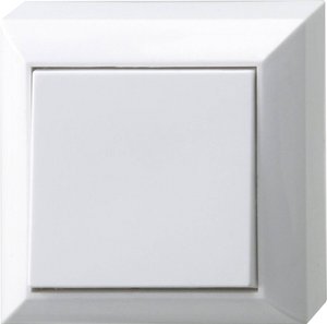 Przycisk natynkowy PlanoLuxe biały Przycisk REV 0501492551, biały