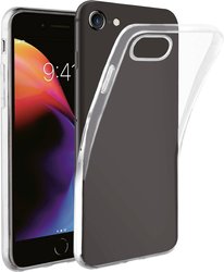 Vivanco Super Slim Futerał backcase Apple iPhone 6S, iPhone 7, iPhone 8, iPhone SE (2. Generation), iPhone SE (3. Generation) przeźroczysty Ładowarka indukcyjna, Bryzgoszczelny, Odporny na wstrząsy, Wodoodporny