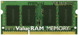 Kingston ValueRAM Pamięć robocza do laptopów - moduł  DDR3 8 GB 1 x 8 GB Non-ECC 1600 MHz 204 pin SO-DIMM CL11 11-11-27 KVR16S11/8
