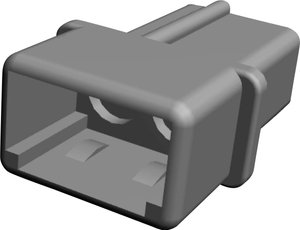 Obudowa złącza pin męskiego na kabel TE Connectivity 1-480319-0 1-480319-0, wire-to-wire, piny: 2, 1 szt.