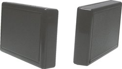 Obudowa uniwersalna Strapubox, ABS, czarny, (D x S x W) 102.5 x 61.5 x 18 mm, 1 szt.