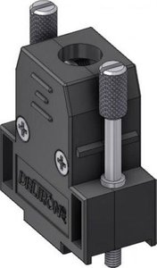 Obudowa złącza D-SUB Deltron Connectors CTL09M2.5, tworzywo sztuczne, 180 °, 1 szt.