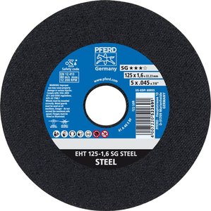 Tarcza tnąca prosta PFERD SG STEEL 61331122 125 mm 25 szt.