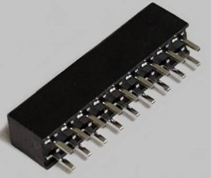 Listwa gniazdowa dwurzędowa 2x9-biegunowa, prosta, pozłacana, raster 2,54 mm, wysokość 5,7 mm, nierozdzielny BKL Electronic 10122222 Listwa złączy żeńskich (standardowa) 1 szt.