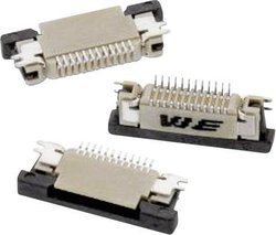 Złącze ZIF, SMD Wurth Elektronik WR-FPC, Pin: 14, prąd: 0,5 A 68711414522, 1 szt.