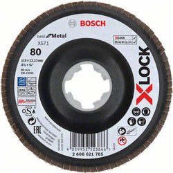 Tarcza lamelkowa Bosch Accessories X-LOCK 2608621765 Średnica 115 mm 1 szt.