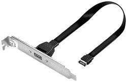 Przejściówka, adapter USB-C® LINDY 33118, [1x złącze męskie USB-C - 1x złącze żeńskie USB-C]